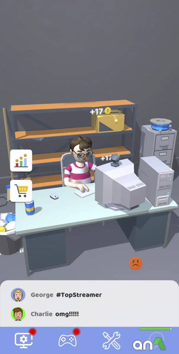 Idle Streamer! (MOD, Unlimited Coins) 1.52 - imagem 1