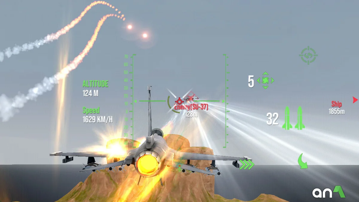 Modern Warplanes (MOD, Unlimited Missiles) 1.20.2 - imagem 2