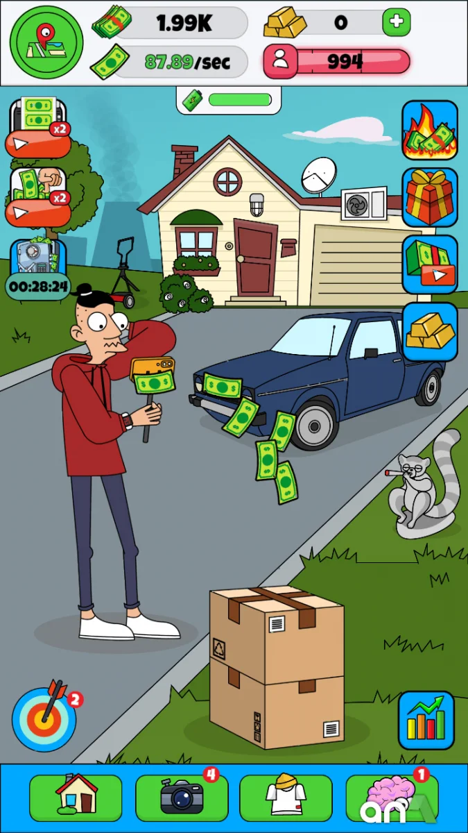 Lamar - Idle Vlogger (MOD, Unlimited Money) 240.1.0 - imagem 2
