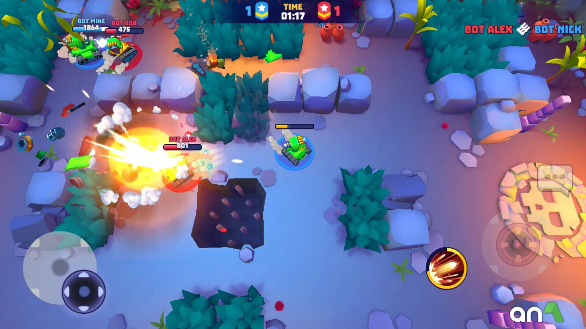 Tanks A Lot! (MOD, Unlimited Ammo) 9.800 - imagem 2