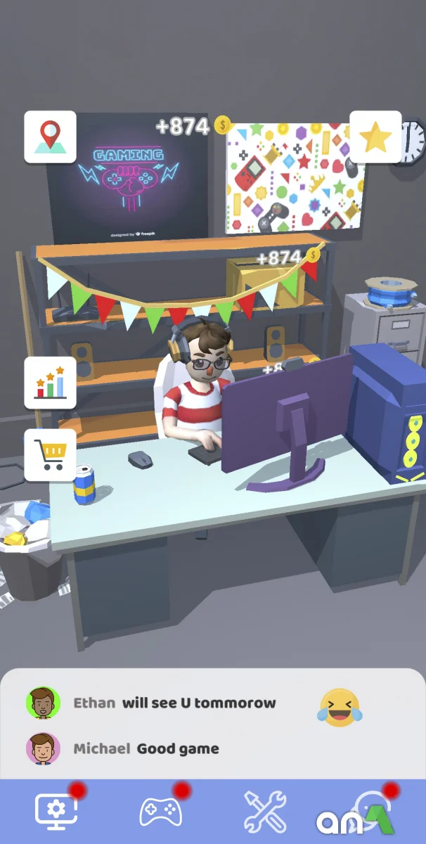 Idle Streamer! (MOD, Unlimited Coins) 1.52 - imagem 3