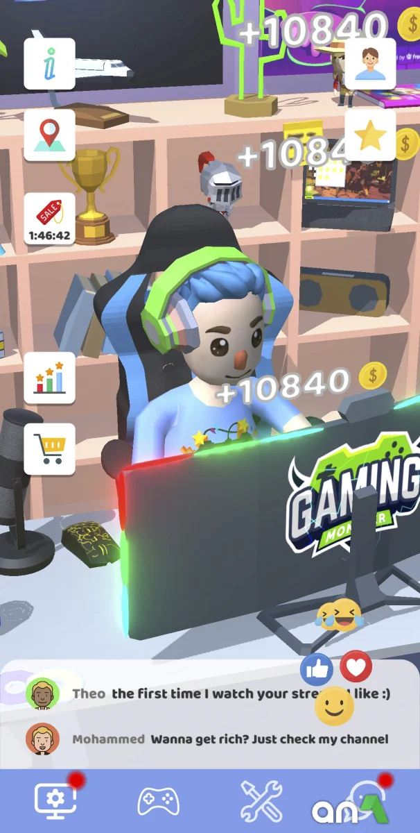 Idle Streamer! (MOD, Unlimited Coins) 1.52 - imagem 5