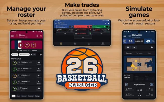 Download Basketball Legacy Manager 26 v26.3.0 FULL APK – VERSÃO COMPLETA