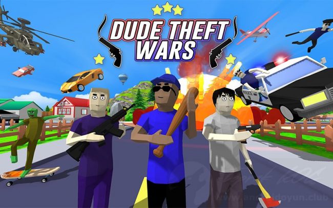 Download Dude Theft Wars v0.9.1.1a MOD APK – MEGA MODIFICADO