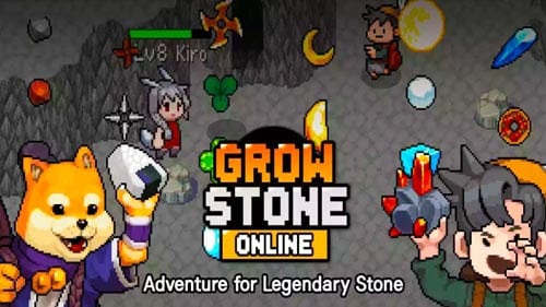Download Grow Stone Online – pixel MMORPG v1.200 Apk [Mega Mod]