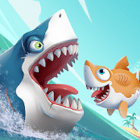 Download Hungry Shark Heroes MOD APK v3.4 (God Mod + Hit Kill)