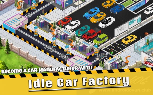 Download Idle Car Factory v14.5.3 MOD APK – DINHEIRO INFINITO