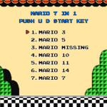 Download Mario 7-in-1 (Mapper 52) [a1] (NES)