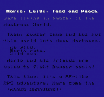 Download Mario Fantasy Adventure (FF1 Hack)