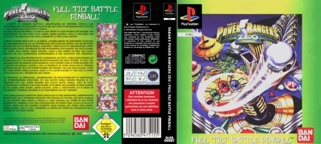 Download Saban's Power Rangers Zeo - Full Tilt Battle Pinball