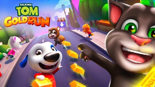 Download Talking Cat Gold Run v1.5 MOD APK [Money]