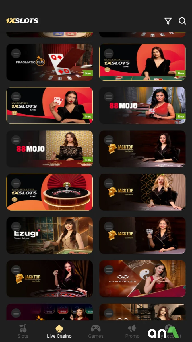 1xSlots 57.3.0 - imagem 1