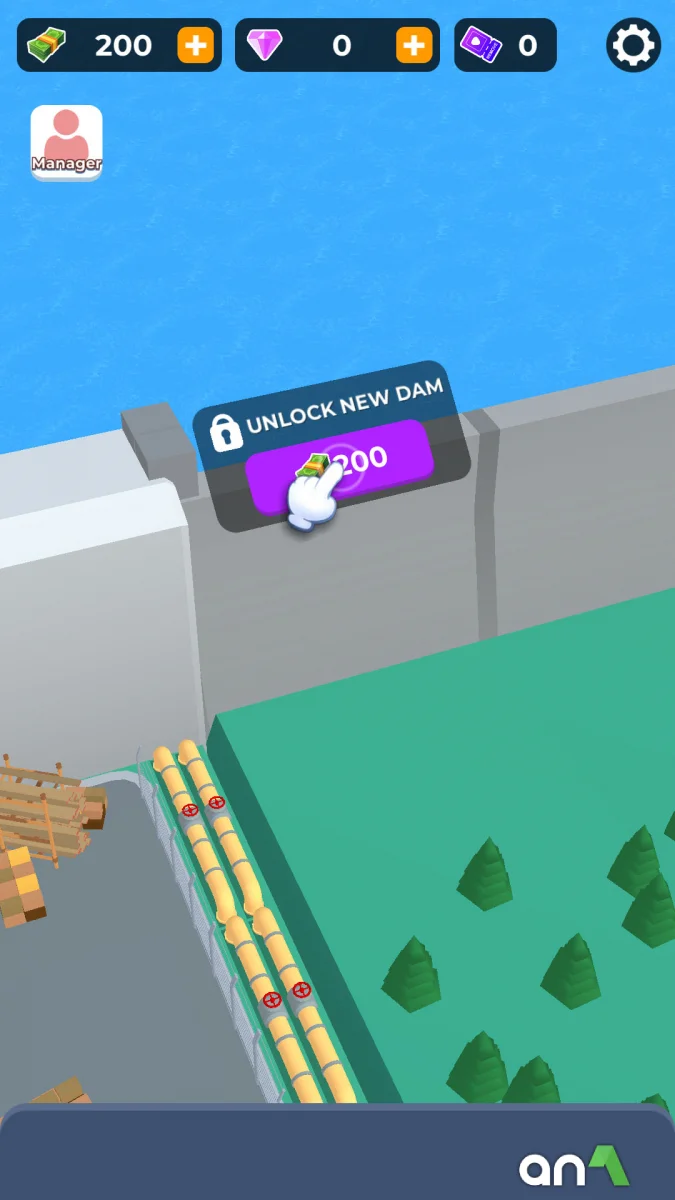 Dam Builder (MOD, Unlimited Money/Diamonds) 0.9.3 - imagem 1