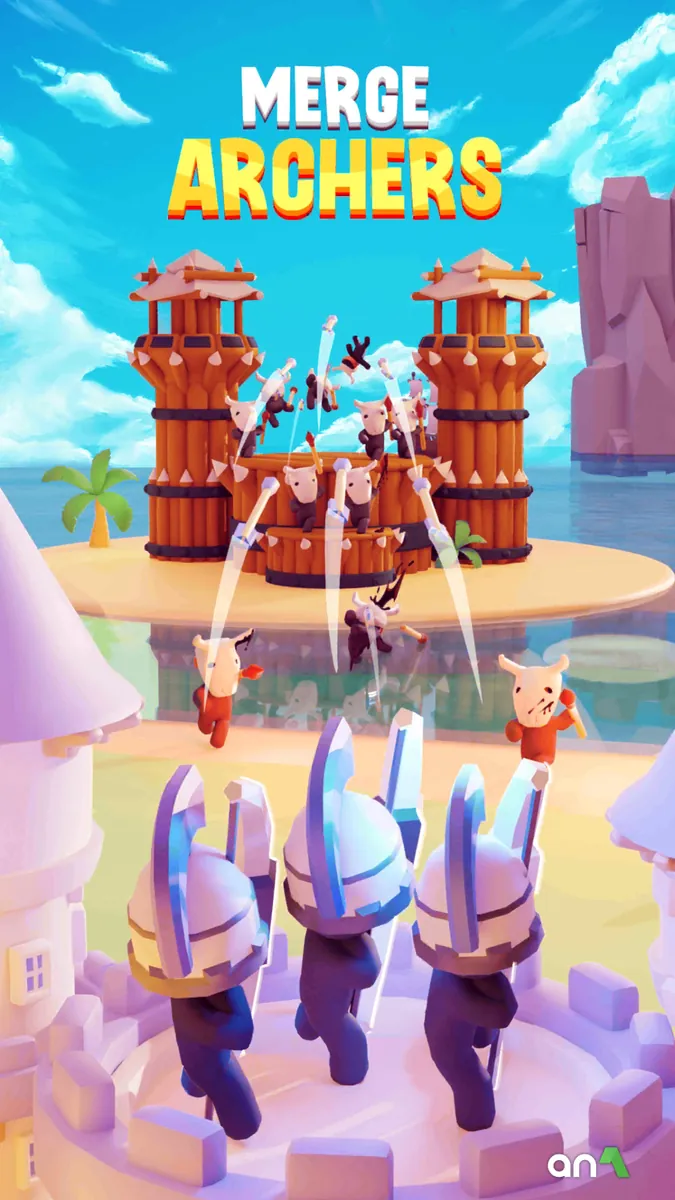 Merge Archers (MOD, Unlimited Coins) 1.8.6 - imagem 1