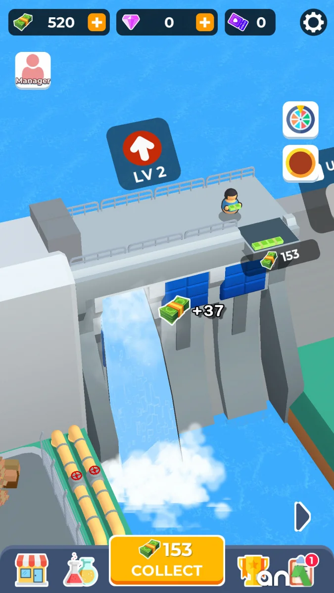 Dam Builder (MOD, Unlimited Money/Diamonds) 0.9.2 - imagem 2
