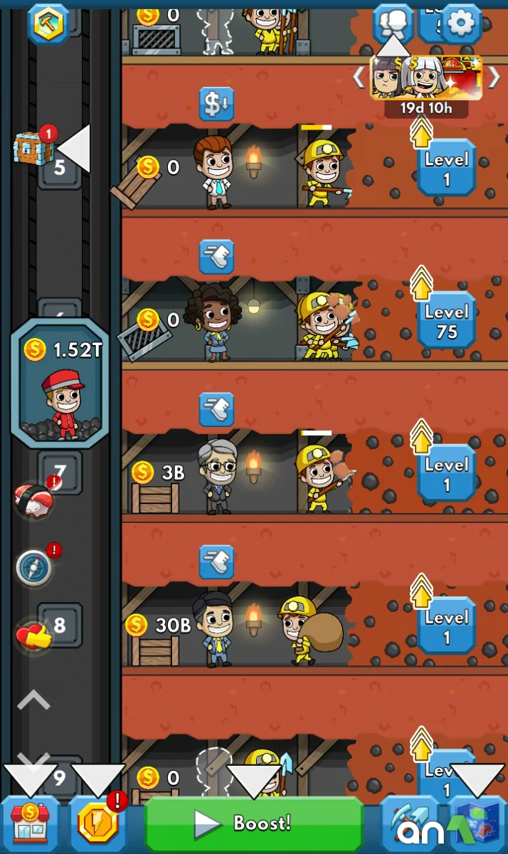 Idle Miner Tycoon (MOD, Unlimited Coins) 5.65.0 - imagem 3