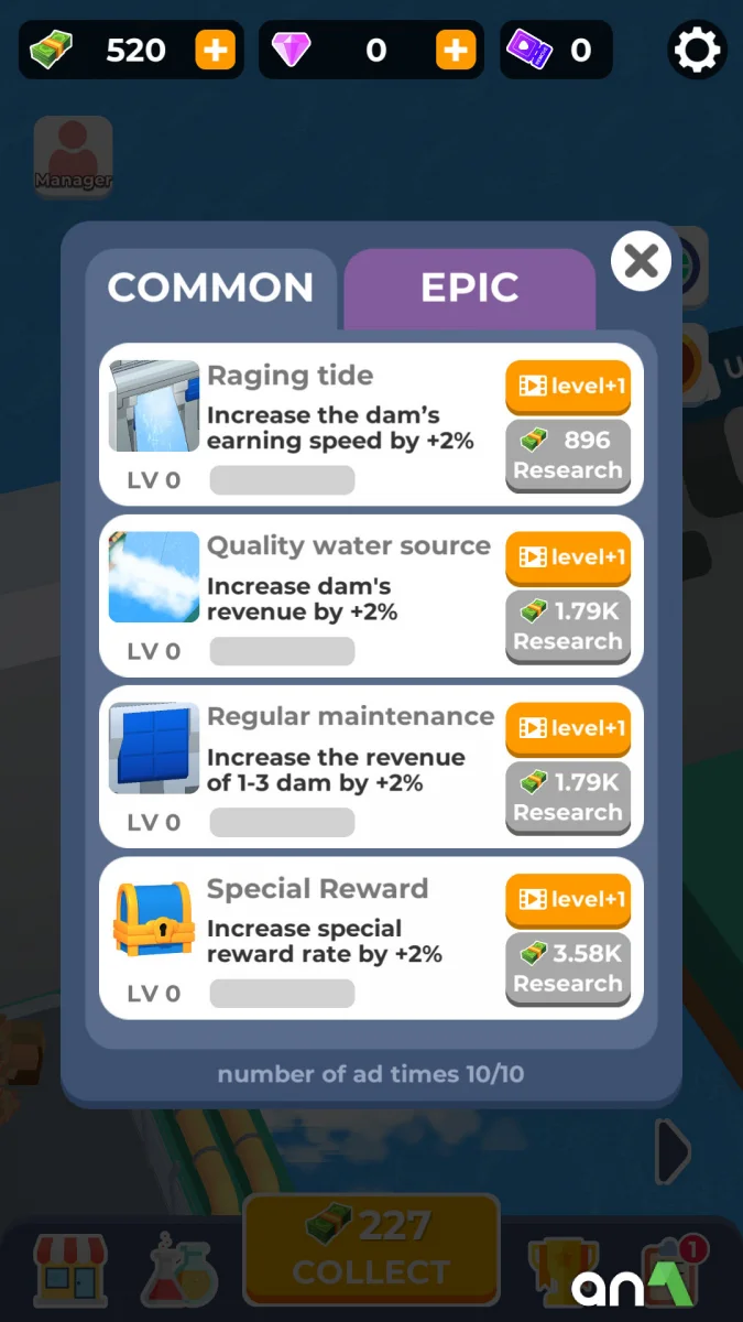 Dam Builder (MOD, Unlimited Money/Diamonds) 0.9.2 - imagem 4