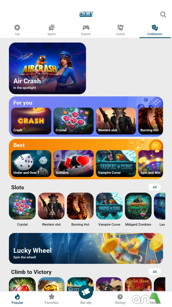 ColdBet 256.0.3 - imagem 6